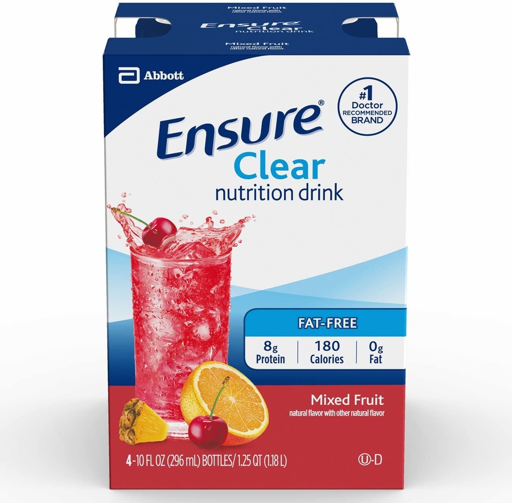 Zajistit jasné nutriční nápoj láhve smíšené ovoce, 10 Fl Oz (balení po 4)