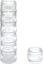 HaiSea Týdenní Cestování Pill Planner- Měsíční Pill Organizátor, Denní měsíc Pill Box- Samostatné AM / PM Compartments Barrs