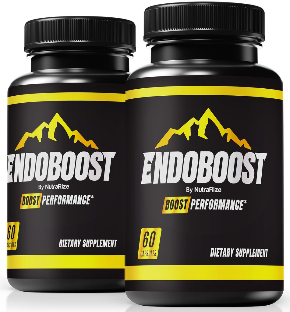 NutraRize (Balení 2 Endoboost pro muže - (Oficiální) Endoboost mužský výkon, doplňky, Kapsle, Endobost Recenze pro zdravotnické pilulky Pro pokročilé vzorce (120 Kapsle)