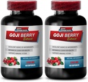 Imunitní obrana - Goji Berry Extract Complex - Natural Vitality Pills, Výkonný antioxidant, Granátový extrakt, Body Detox Complex, holistická Wellness podpora, Natural Energy Boost, 2 Bot 120 Caps