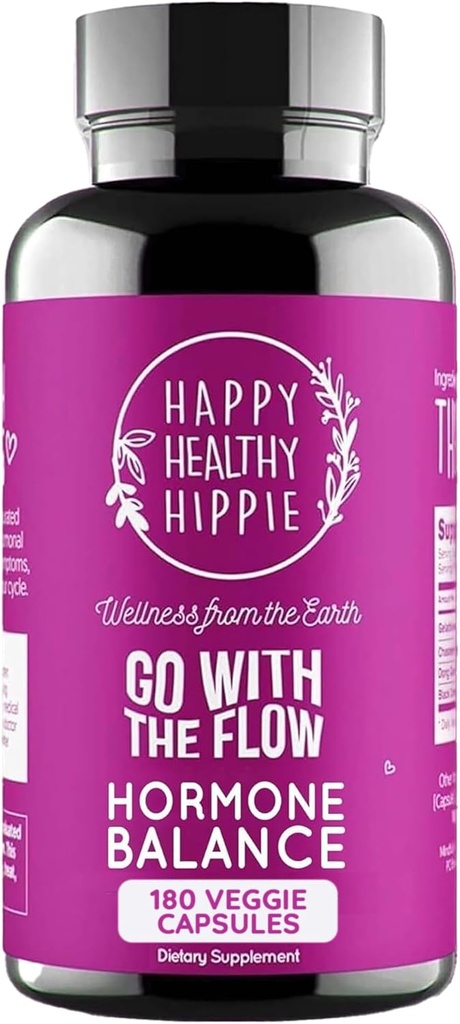 Hormon Balance pro ženy 180 Ct - PMS Support Supplementary pro ženy, Menopause & Perimenopauza CLAS124; Bloating Relief, Menstrual Cramp, Mood, PMDD CLAS124; Chasteberry, Black Cohosh, Dong Quai CLAS124; Vegan, Non- GMO