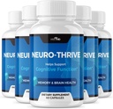 VIVE MD Neuro Thrive Brain Supplement - Oficiální vzorec - Neuro Thrive PQQ, Neuro Thrive pro extra sílu s Ginkgo Biloba Extract, Sibiřský ženšen Extract (5 Pack)