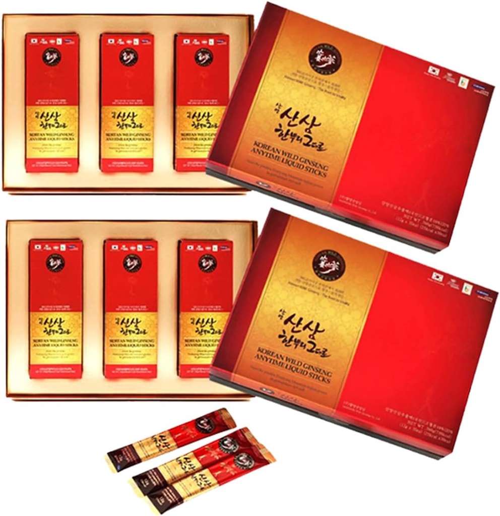 Korejské divoké ženšen Kdykoliv tekuté 30 Stick 2 set- 2 měsíce Dodávka