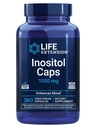 Life Extension Inositol Caps - 1000 mg, Myo- Inositol - Mood Health, Well- Being, Zdravý metabolismus, Hormon Balance - Gluten- Free, Non- GMO, Vegetarian - 360 Kapsle