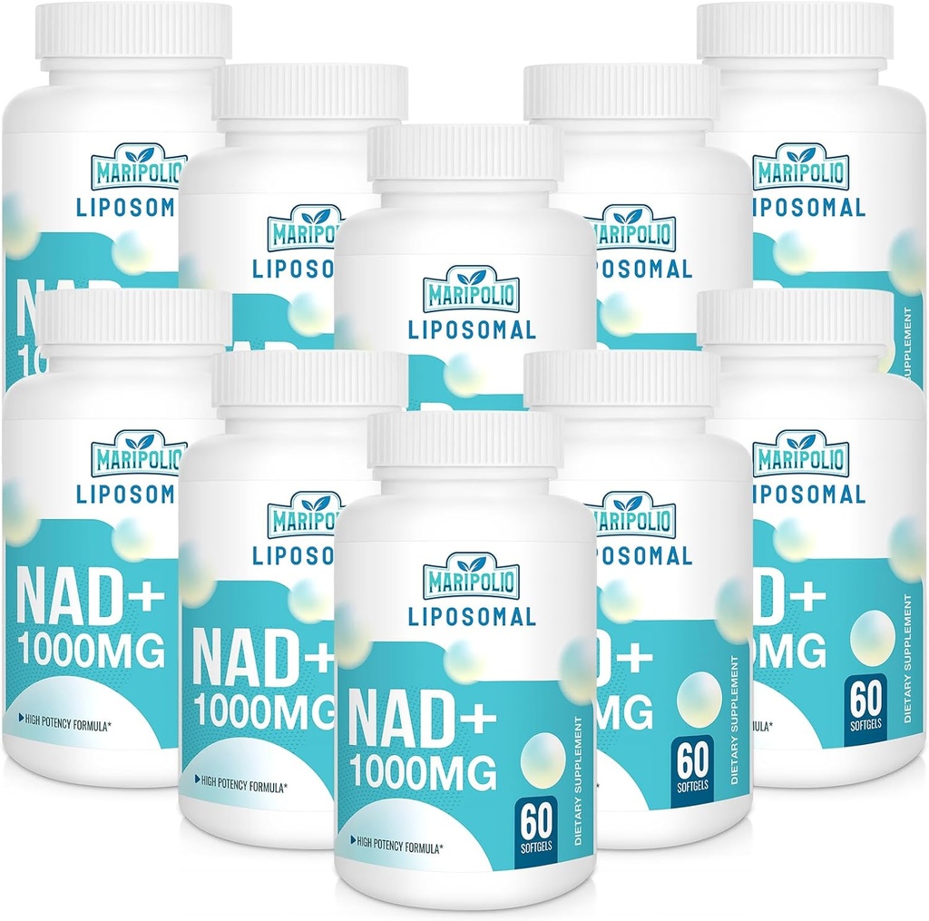 Lipozomální NAD + dodatek 1000 mg PHARMAD 124; nejvyšší NAD Pontechy PHARMAD 124; Max Absorpční GARMAD 124; čistý NAD doplněk PHARMAD 124; Opravy energie a DNA, aging defense, Brain Function PHARMAL 124; 600 Softgels