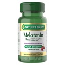 Příroda 's Bounty Melatonin 3mg Quick Disold, Sleep Aid Dodatek, Spánkové pomůcky pro dospělé, Cherry Flavor, 240 Počet (balení po 1)