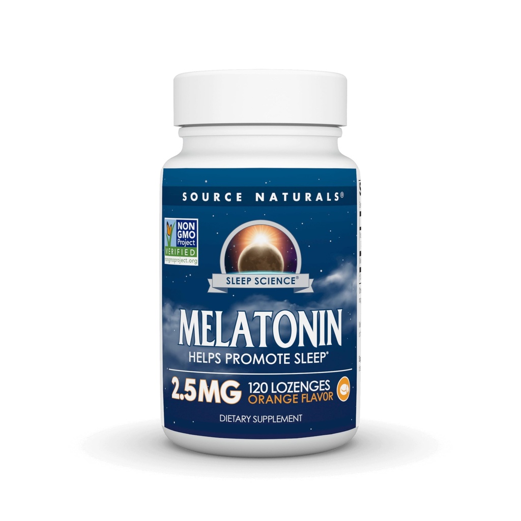 Zdroj Naturals Melatonin 2, 5 mg - 120 Oranžové ochucené Lozengy