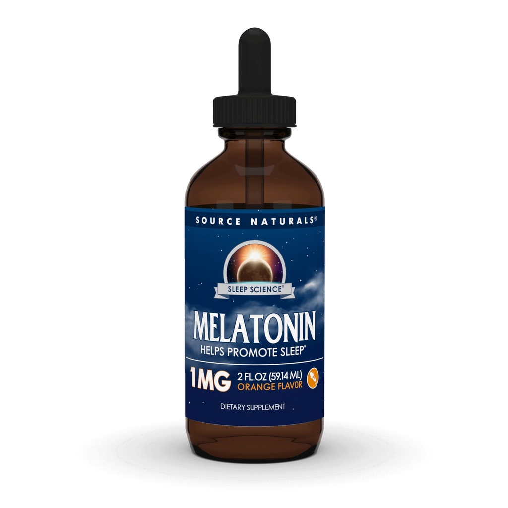 Zdroj Naturals Melatonin * - 1 mg, 2 Fluid oz