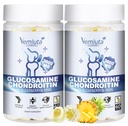 2 Balení Glucosamine Chondroitin Gummies - 3000MG Extra Strength Joint Support Dodatek s MSM, Flexibilita, Antioxidační imunitní podpora Gummy pro dospělé, muže a ženy - 120 Cts