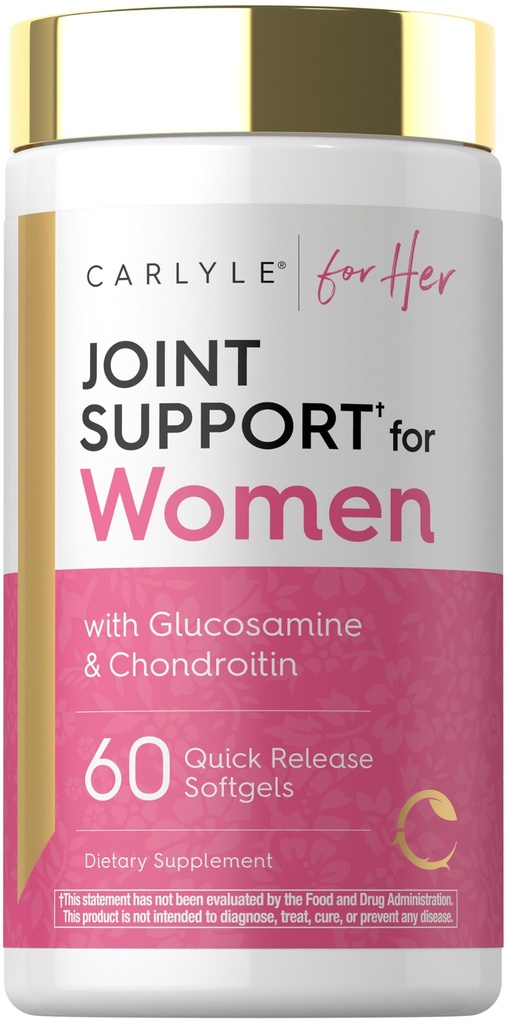 Carlyle Společná podpora pro ženy CLAS124; 60 Softgels CLAS124; Komplex s Omega33 a Collagen Peptides CLAS124; Non- GMO, gluten zdarma