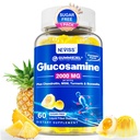 Sugar Free Glucosamine Chondroitin MSM Gummies - Max Strength Mobility Dodatek pro ženy a muže w / Glucosamine Sulfath 2000mg, Boswellia, Curcumin & Hyaluronic Acid - Podpora flexibility - 60Cts