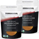 Terrasoul Superfoods Organic Reishi Houba Powder (4: 1 Extract), 11 Oz (2 Pack) - Imunitary Booing CLAN124; Coffee Enhancer CLAN124; Deeper Sleep