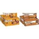 Quest Nutrition Crispy Chocolate Peanut Butter Hero Protein Bar, 18g Protein & Chocolate Peanut Butter Bary, High Protein, Low Carb, gluten Free, Keto Friendly, 12 Počet