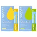 Řádné hydratační hůlky - Electrolyte Powder Drink Mix Packets with Trace Minerals for Rapid Hydration + Přirozeně ochucené - Žádné umělé sladkosti - Lemon Lime