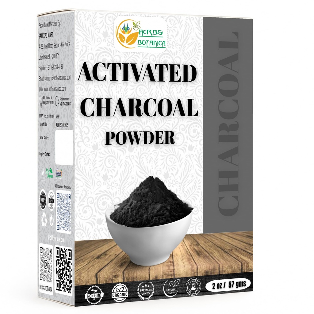 Byliny Botanica Activated Charcoal Powder 100% Food Grade Bamboo Charcoal Powder for Baking, Mýdlo Making, Face Masky & DIY Skincare Fine for Multiple Uses 2 oz