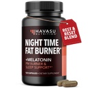 Night Time Fat Burner Metabolismus Booster 124; Appetite Suppressant & Doplněk k podpoře hubnutí 124; 120 hubnutí doplněk pilulky pro muže