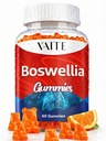 VAITE Boswellia Serrata Gummies 1200mg - Indický Frankincense Extract s boswelic acid, Plant- based Supplementary, Joint Support Health Formule, Non- GMO, gluten- Free, Sugar- Free, 60 Chewables
