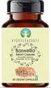 AYURVEDASHREE Boswellia Serrata Extract 500mg - 60 Vegetariánských kapslí 124; Indická kapsle Frankincense 124; Všechny přírodní bovinní 124; 100% veganská bovinní 124; gluten- bez