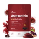 10 v 1 Astaxanthin 12mg Doplňky, 4 Měsíční dodávky, Astaxantina Antioxidant z Fresh Haematococcus Pluvialis, Obsahuje Lycopen, Grape Seed, Vitamin E, & Více Podporuje Eye, Spoje, zdraví kůže