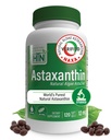Zdraví Thru Nutrition Astaxanthin Triple Strength 12mg Dodatek 120 Softgels 124; AstaZine z Řasy Organicky pěstované v Pristine Himalájské vody 124; Kožní a Vision Podpora
