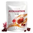 Astaxanthin 12mg, 150 Softgels - 5 měsíční dodávky, Astaxanthin doplňky sourced z čerstvých řas, Non- GMO, gluten zdarma, snadno polykat