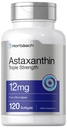 Horbäach Astaxanthin dodatek 124; 12mg CYP 124; 120 Softgels CYP 124; Triple Strength CYP 124; z mikrořas CYP 124; Non- GMO & Gluten zdarma