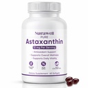 NutraWell Astaxanthin 12mg, s kokosovým olejem, Antioxidant Supplement, Non- GMO, gluten Free, 60 Softgels