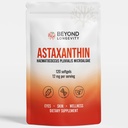 Astaxanthin 12mg - Antioxidační doplněk z mikrořas, 120 Softgels pro oční, kožní a wellness podporu