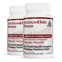 TURNER Nový Zéland Astaxanthin Power s UAF1000 +, Antioxidant dodatek, 12 mg Astaxanthin, 60 Doručování, 2 láhve