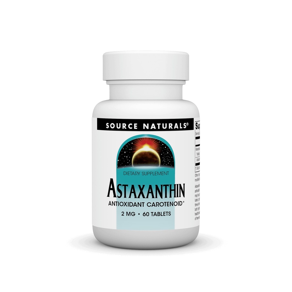 Zdroj Naturals Astaxanthin, Antioxidant Carotenoid *, 2mg - 60 tablet