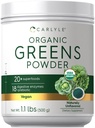 Carlyle Organic Greens Powder 124; 17.6 oz Dodatek 124; Relieves Occasional Gas, diskomfort & Bloating CLAS124; s 20 + Superfoods, 18 stravovacích enzymů, a Prebiotics 124; Vegan, Non- GMO a gluten zdarma