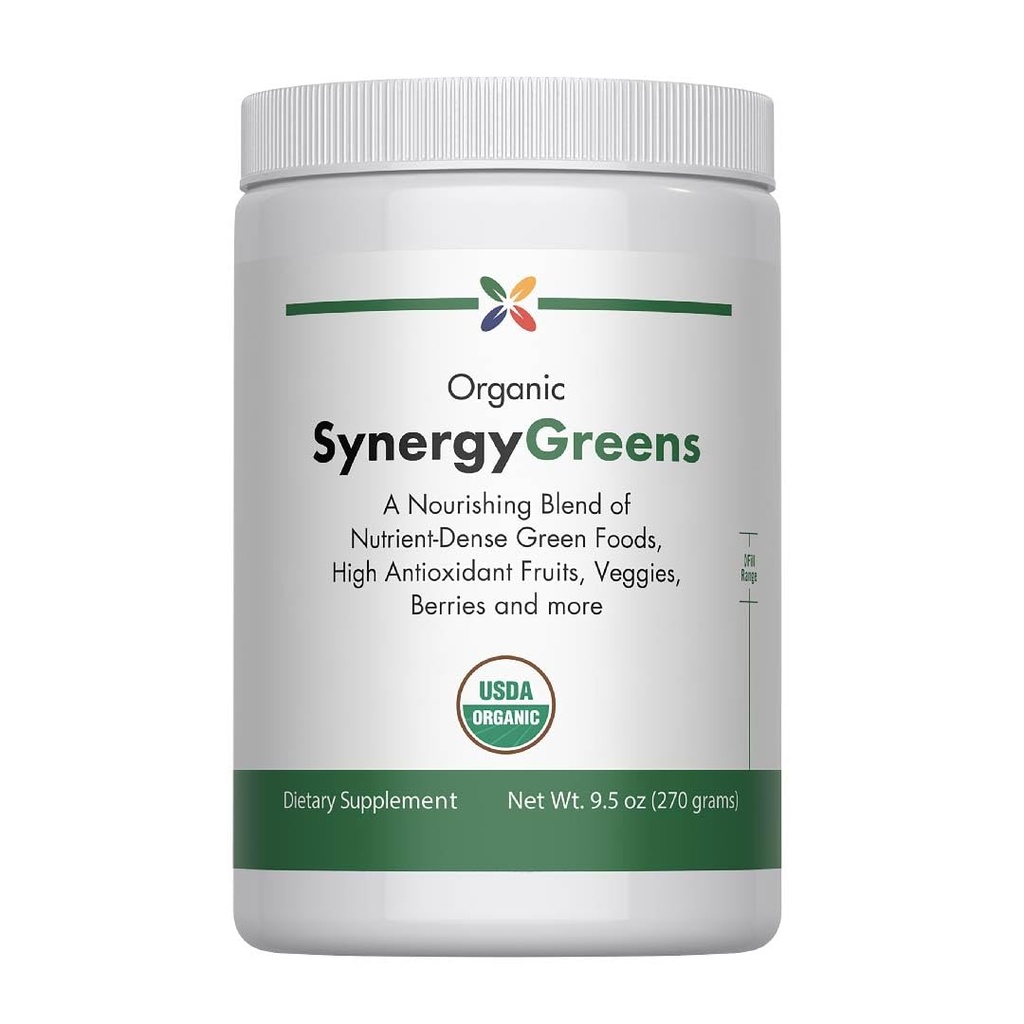 Stop Aging Now - Organic Green Powder Superfood dodatek Směs Mix - 9.5oz - Přirozeně ochucené