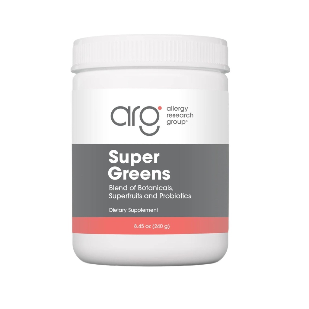 ARG Super Green Powder - Dodává 4,4 g Zelené míchání - Nutrient- Dense Green Powder Dodatek - Chlorella & Spirulina Powder - Celková podpora zdraví a pohody - 30 Služeb - 8.45 oz