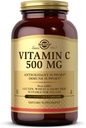 Solgar Vitamin C 500 mg, 250 Zeleninové kapsle - Antioxidant & Imunitní podpora - Celkové zdraví - Podporuje zdravou pleť & Spojky - Non- GMO, Vegan, gluten zdarma, Kosher - 250 Služeb