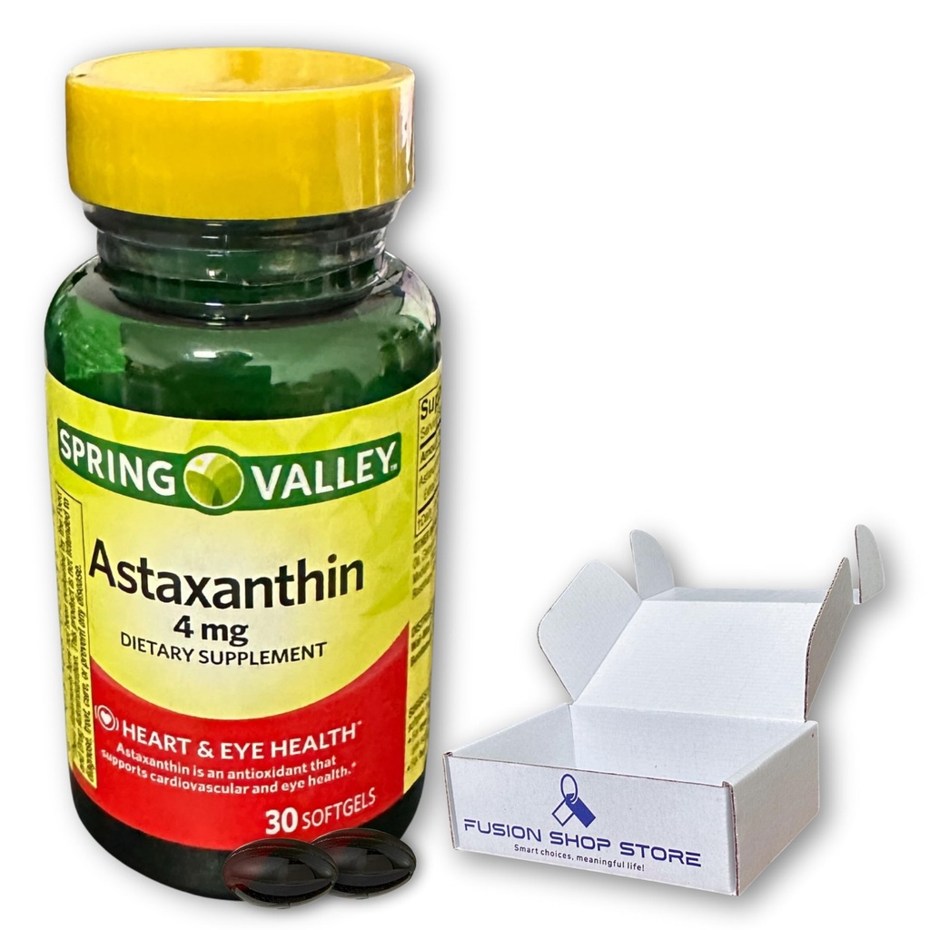 Astaxanthin 4 mg-30 Softgels (balení po 1), Box by Fusion Shop Store