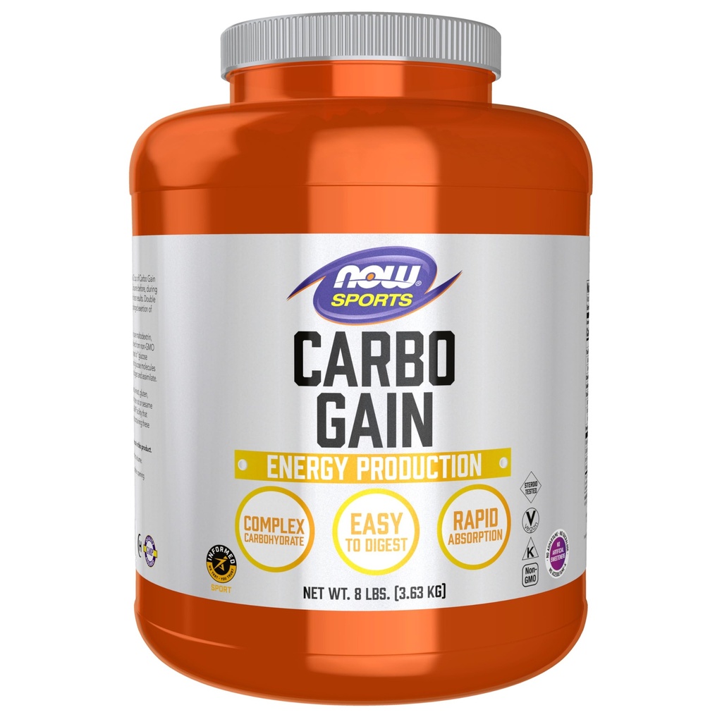 Nyní Foods Sports Nutrition, Carbo Gain Powder (Maltodextrin), Rapid Absorpce, Energy Production, 8- Pound