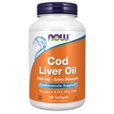 Nyní Potraviny doplňky, Cod jaterní olej, Extra síla 1000 mg s vitaminy A & D-3, EPA, DHA, 180 Softgels