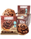 Legendární potraviny Skořice Roll 22g Protein Bary - gluten- Free, Low Carb Meal Option - Sweet Zero Sugar Snack, Keto- Friendly - 10- Pack High Protein Pre- nebo Post- Workout Nutrition Bars - Mléčná čokoláda