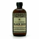 BLACK SEED OIL - 16 oz skleněná láhev. 100% čisté a nahromaděné. Nefiltrovaný, neředěný, syrový. NON-GMO & Vegan Nigella Sativa (Black Cumin). Hexan a konzervační látky zdarma. Tmavý a silný