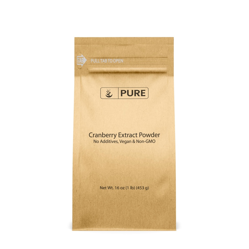 PURE Original INGREDIENTS Cranberry Extract Non- GMO, Bylinný dodatek