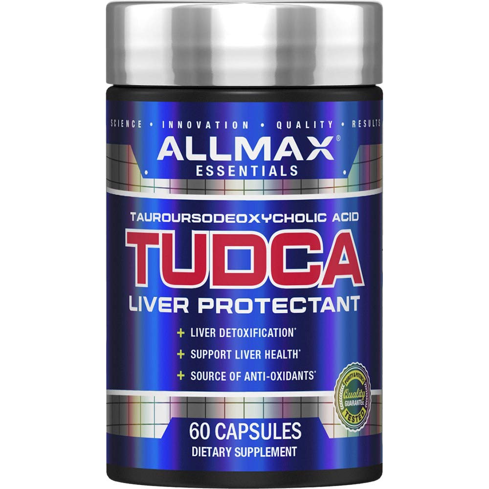 ALLMAX TUDCA + - 60 Kapsle - Játra & Gut Health - Gluten Free & Non- GMO - 60 Služeb
