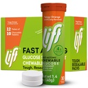 Lift Glucose Fast- acting Glucose Chewable Energy Tablets, Orange, 10 ct Tube (Balení po 12)