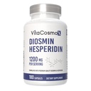 Diosmin Hesperidin 1200 mg Complex, 240 Kapsle, Citrus Bioflavonoids Rich Fruit Extract, 100% Vegetarian, Non- GMO & gluten Free (180 Počet balení po 1)