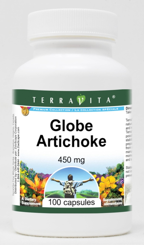 Globe Artichoque - 450 mg (100 tobolek, ZIN: 520262)