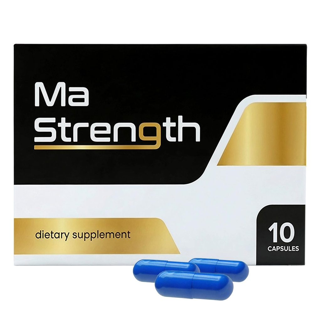 Force, Endurance a Vitality with Horny Goat Weed, Tongkat Ali, Ginseng and Maca Root. Podpora výkonnosti pro muže s dlouhým trváním (balíček 10 tobolek)