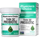 Lékařská choice Probiotika pro hubnutí & Bloating - 6 Probiotických Strain - Prebiotika - Klíčové složky Cayenne - Podporuje Gut zdraví - Weight Management pro ženy a muže - Zelený čaj - 30 CT