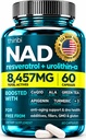 NAD dodatek 300Mg Extra Strength NMN Alternative Liposomal + zelený čaj pro ženy a muže w / Urolithin A, Resveratrol, CoQ10, Alfa Lipoic Acid