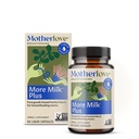Motherlove More Mléko Plus (60 Liquid caps) Fenugreek- based Lactation Supplementation to Support Breast Milk Supply - Non- GMO, Organic Herbs, Vegan, Kosher, Soy- Free