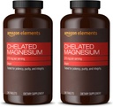 Prvky - Chelated Magnesium, 240 tablet, 270 mg na jedno podání, jako Magnesium Glycinát Chelát, Vegan (balení po 2)