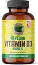 Čisté Lab Vitamíny Vegan Vitamin D3 1000IU, 240 Vegi- Caps Made in Canada